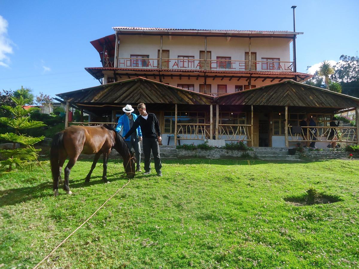 Hostal Taita Cristobal Isinlivi Bagian luar foto